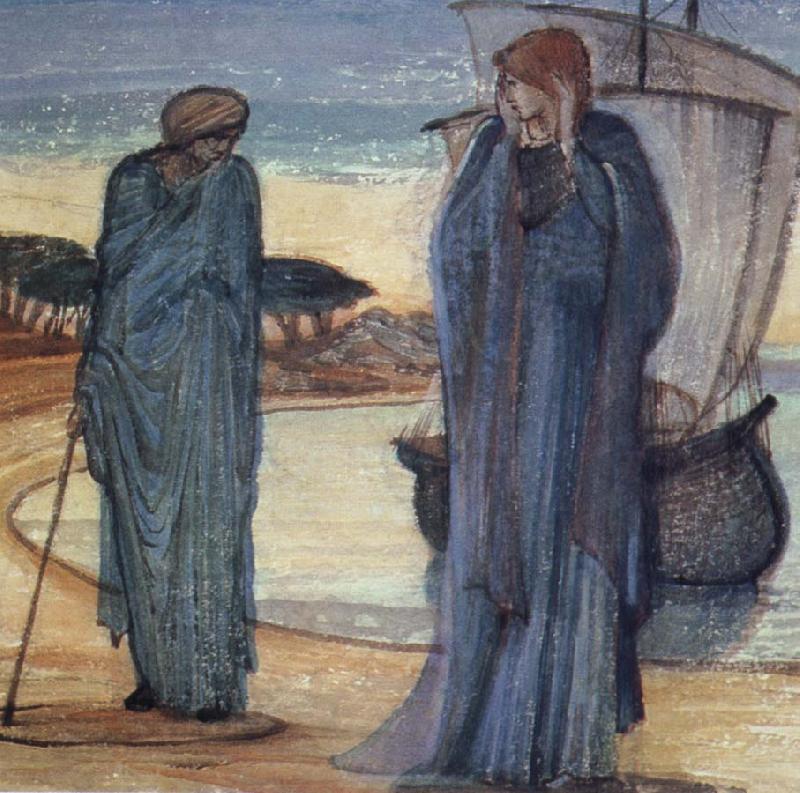 Sir Edward Coley Burne-Jones The Magic Circle oil painting image